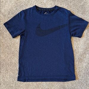 Nike Kids Navy Blue Short Sleeve Tee